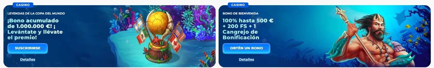 Bono de bienvenida 